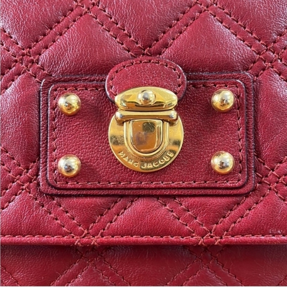 Marc Jacobs Large Single Quilted Bag - Cherry Red - Picture 10 of 13